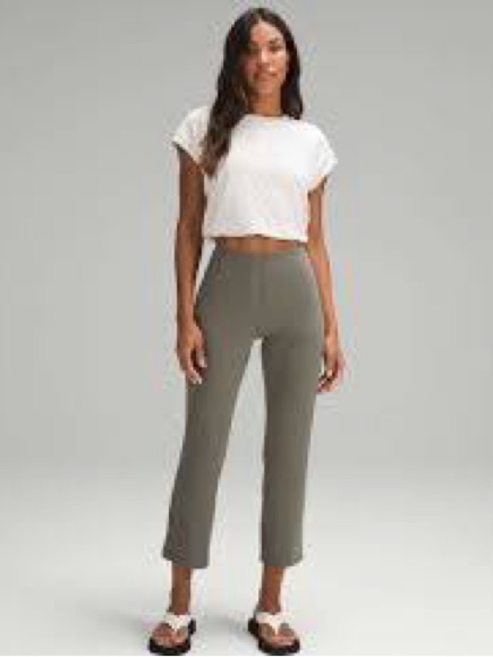 Lululemon $148 Smooth Fit Pull-On High-Rise pants women’s 10 Athleisure travel